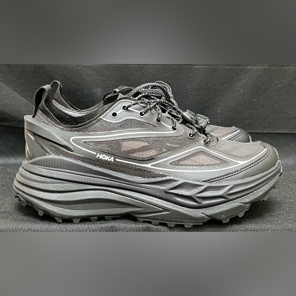 Unisex Men’s Size 6.5 Woman’s 7.5 Hoka One One Stinson 7 Black